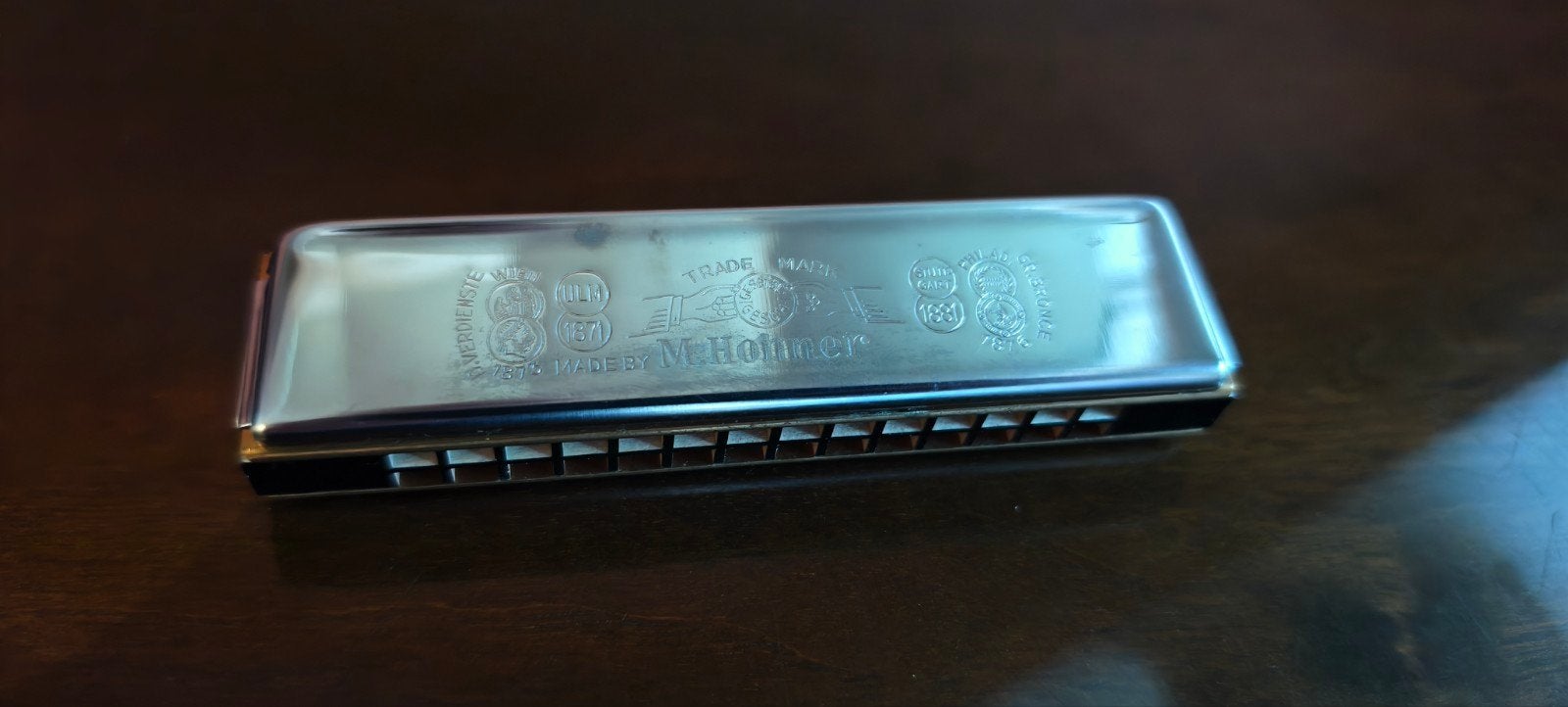 Vintage M. Hohner Bravo! Mondharmonica (key C), Muziek en Instrumenten, Ophalen of Verzenden, Gebruikt, C-mondharmonica