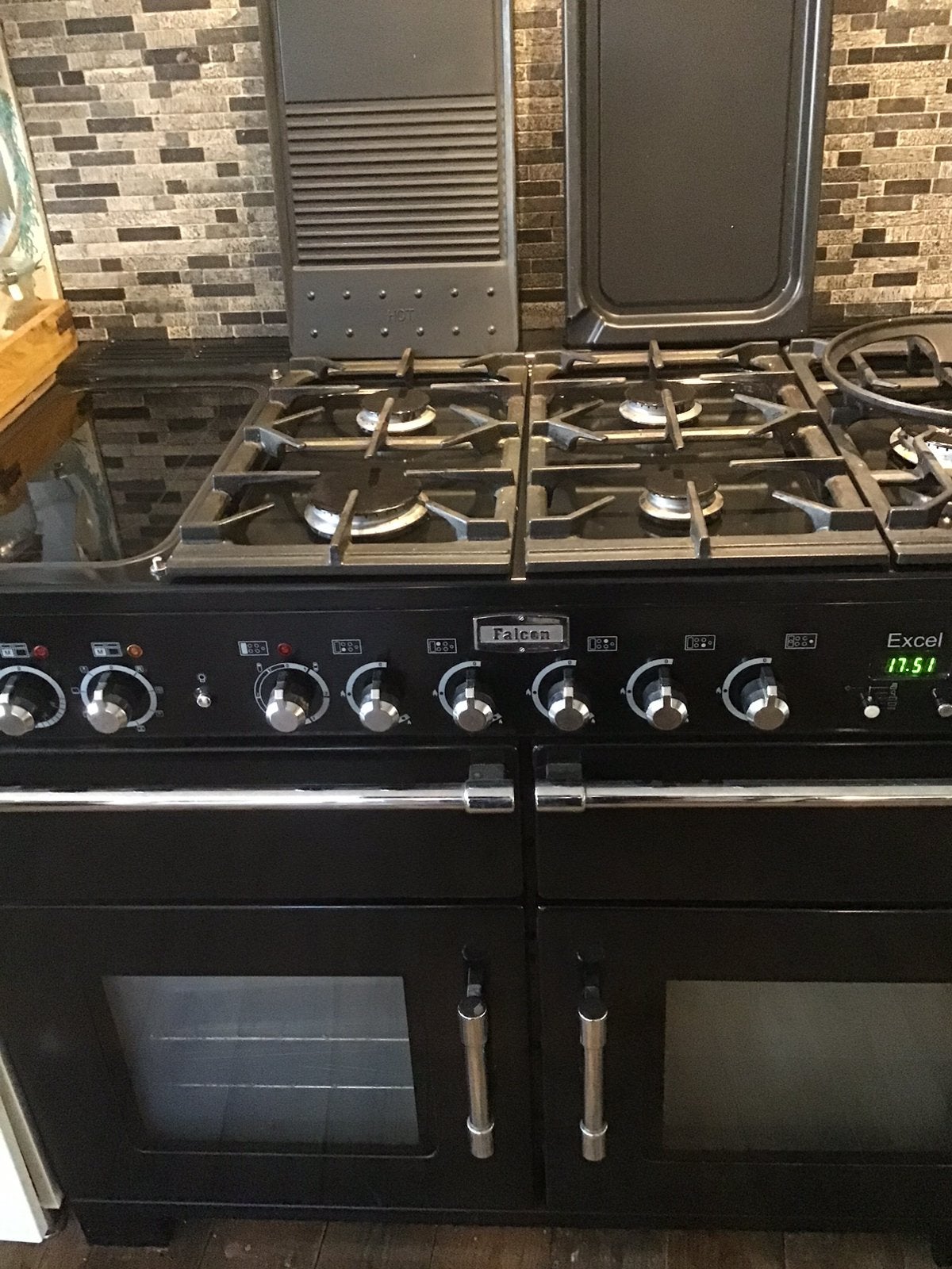Falcon excel 110 dual fuel gasfornhuis, Ophalen, Gebruikt, 60 cm of meer, Gas