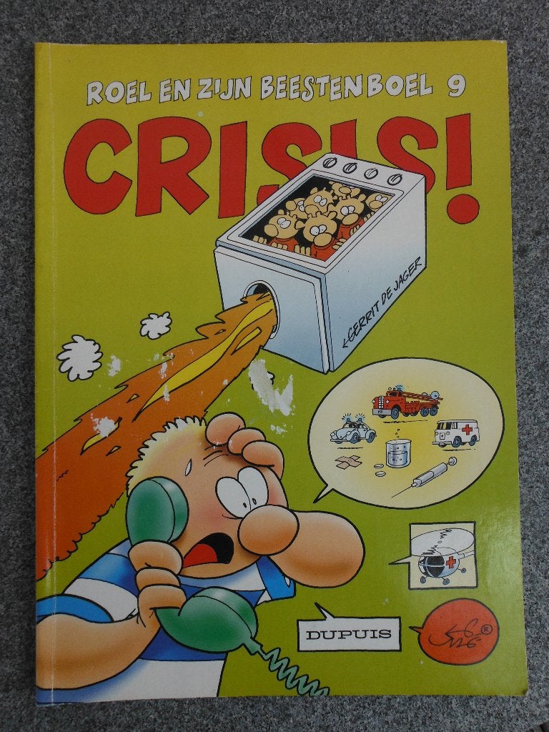 Roel en zijn Beestenboel. Nr 9 Crisis., Eén stripboek, Ophalen of Verzenden, Gelezen