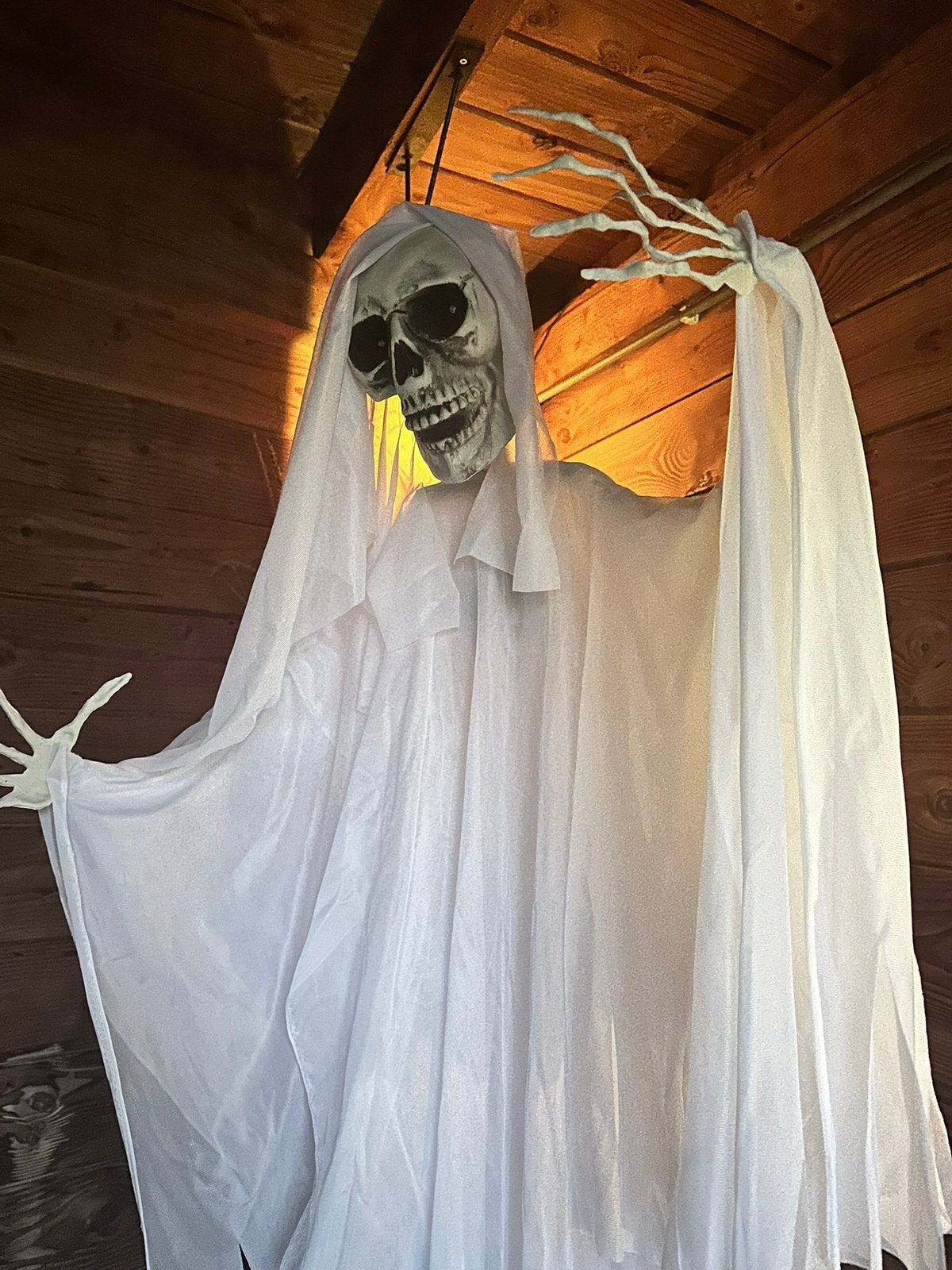Skelet geest Halloween animatronic, Hobby en Vrije tijd, Feestartikelen, Verzenden, Nieuw, Halloween of Griezel
