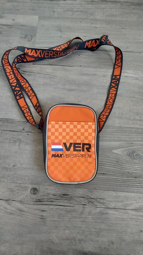 Max Verstappen schoudertas, Sieraden, Tassen en Uiterlijk, Ophalen, Zo goed als nieuw, Oranje, Overige merken