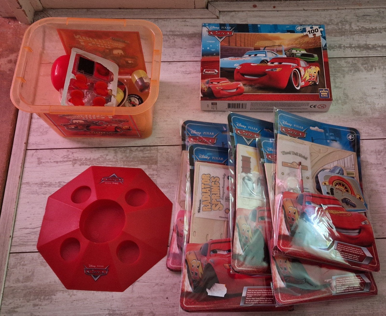 Partij Cars speelgoed, Ophalen, Nieuw, Jongen of Meisje