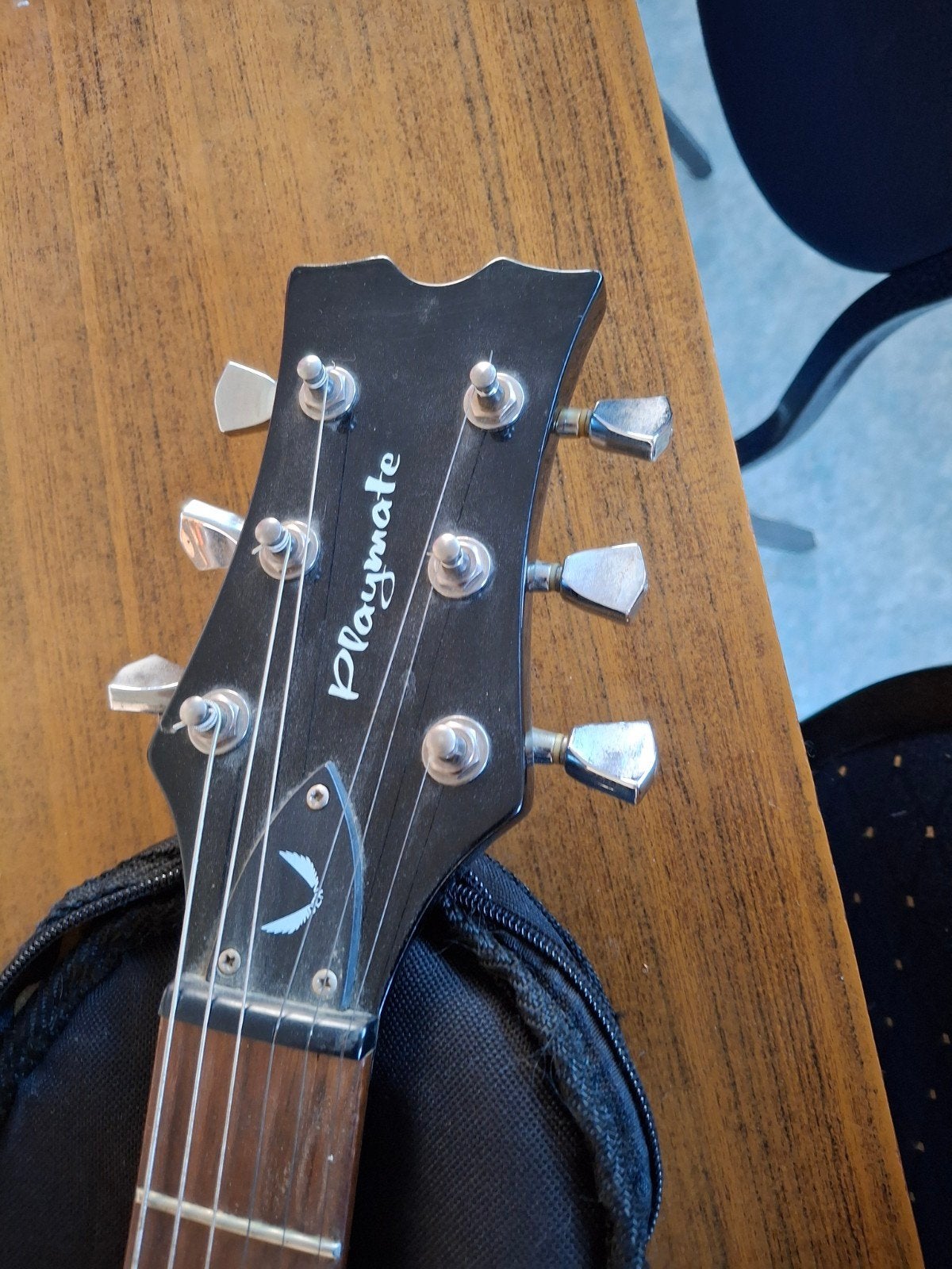 Playmate elektrische gitaar incl. hoes, Ophalen, Gebruikt, Solid body, Overige merken