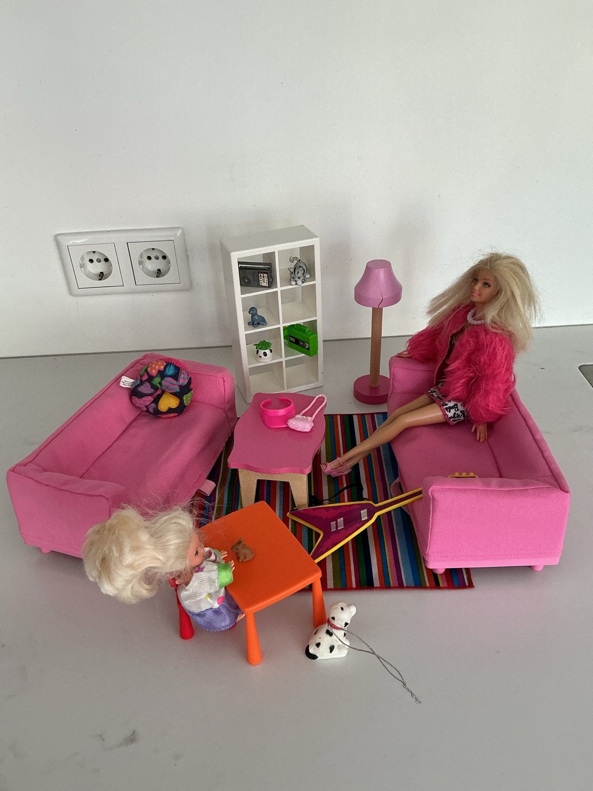 Barbie poppenhuis meubels en accessoires, Ophalen of Verzenden, Gebruikt, Meisje
