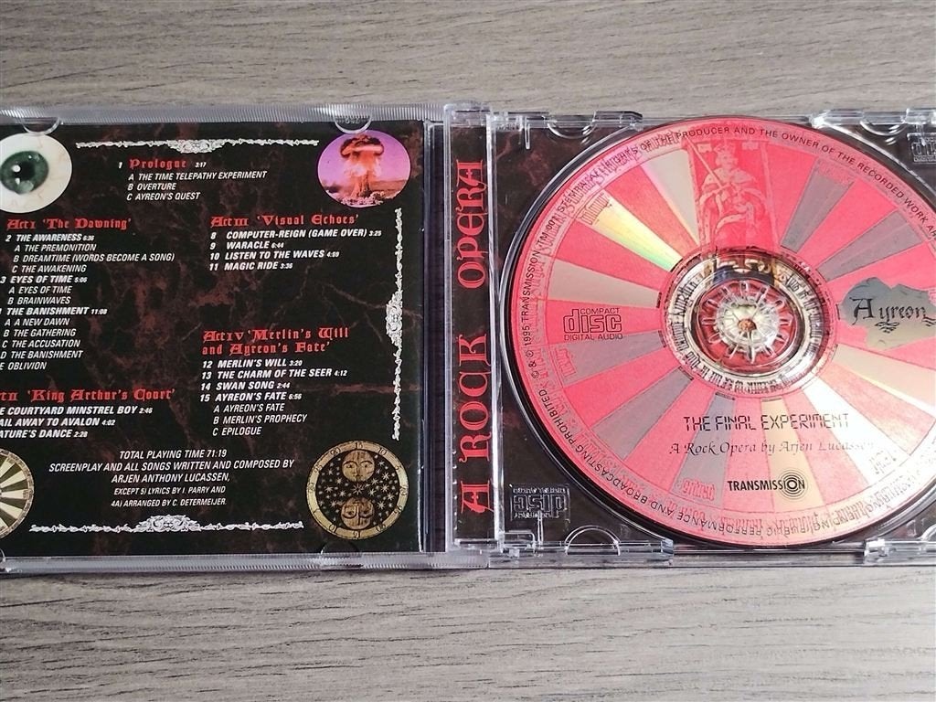 Ayreon ‎– The Final Experiment, Ophalen of Verzenden, Zo goed als nieuw