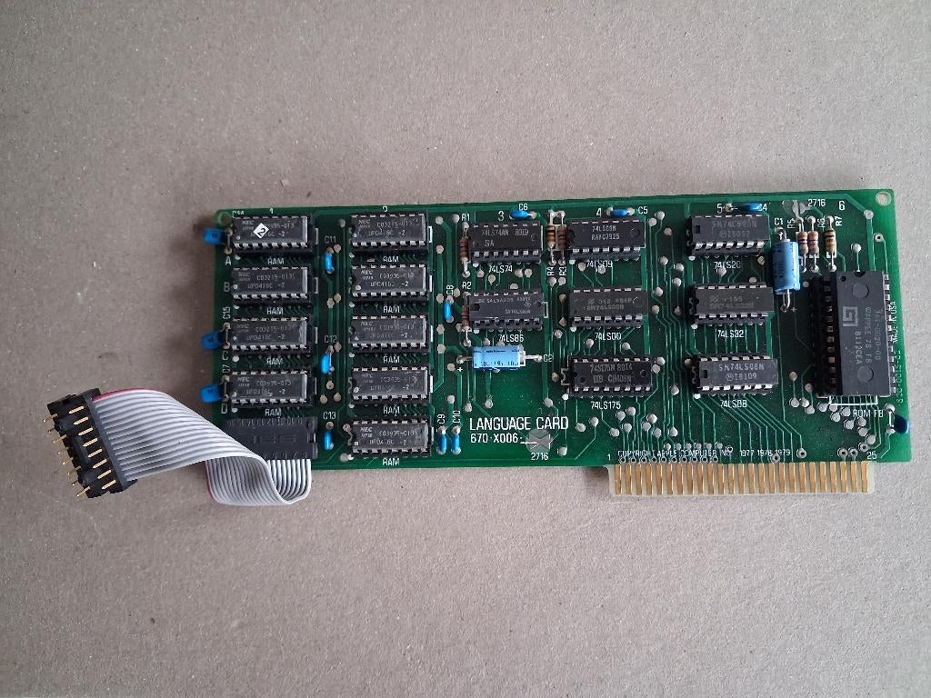 Apple II Language Card, Ophalen, Apple