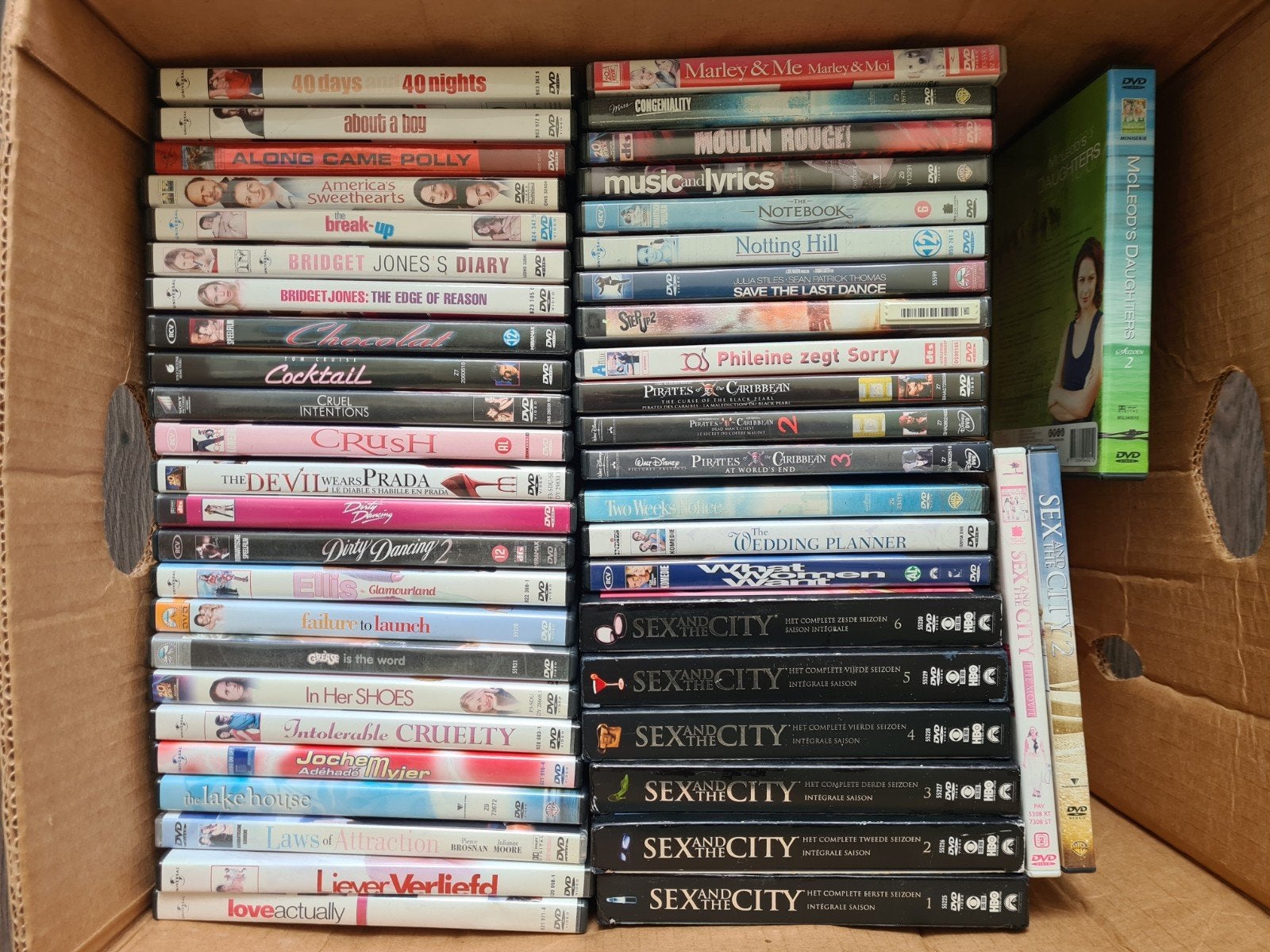 Grote collectie DVD's: films, series en kinderfilms, Gebruikt, Verzenden, Alle leeftijden, Nederlands