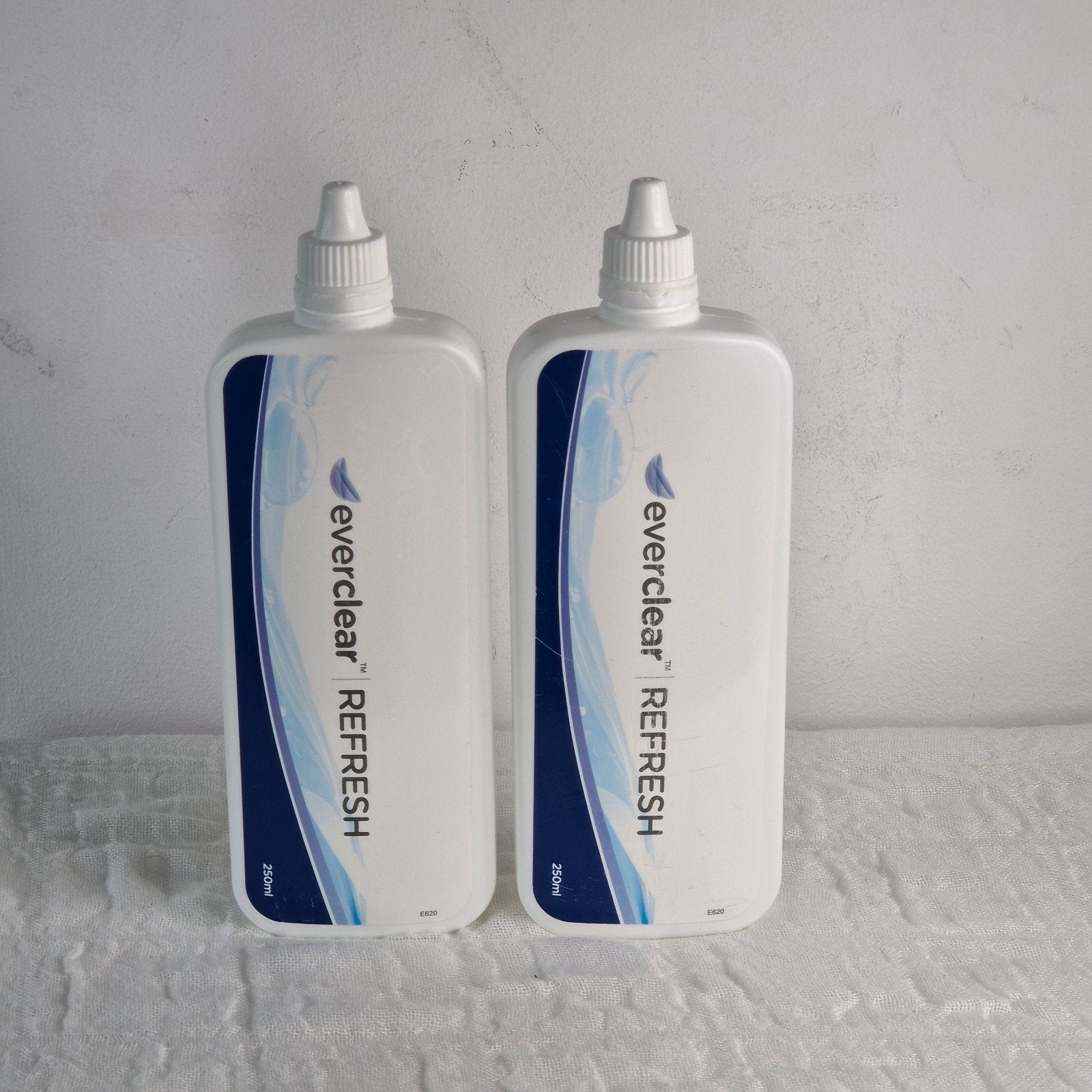 Everclear Refresh x2 flessen lenzenvloeistof 250 ml, Ophalen of Verzenden, Nieuw, Overige typen
