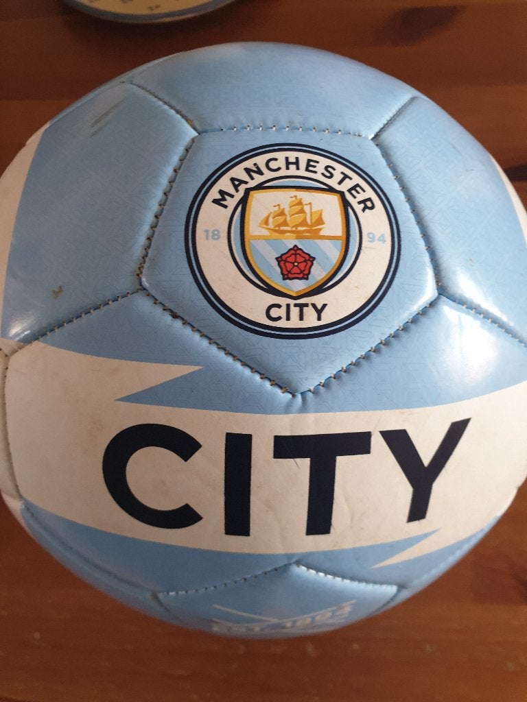 Manchester city voetbal, zgan, Ophalen of Verzenden, Zo goed als nieuw, Buitenlandse clubs, Overige typen