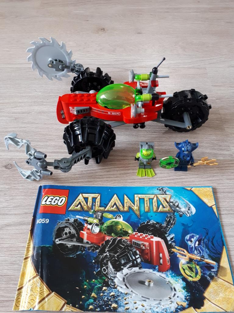 Lego Atlantis 8059 Seabed Scavenger!
Compleet!!, Overige thema's, Lego, Ophalen of Verzenden, Zo goed als nieuw