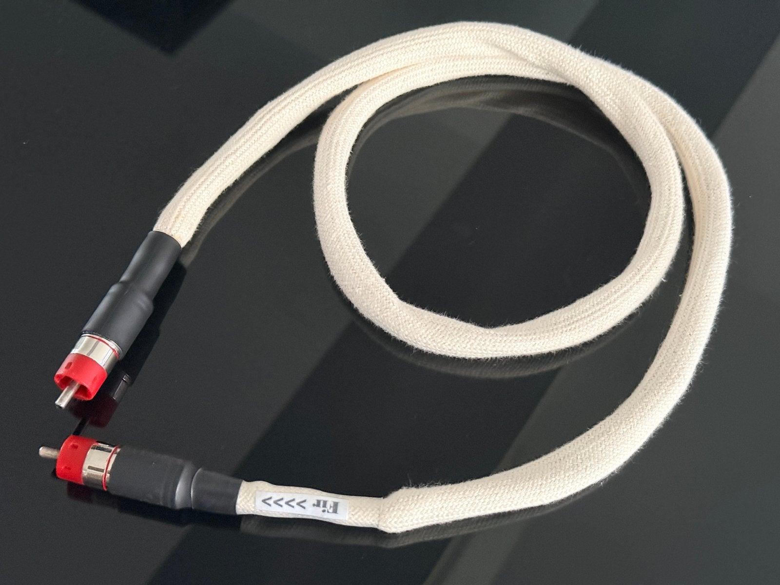 Moerman FIR - puur zilveren S/PDIF digitale kabel, Ophalen of Verzenden, Zo goed als nieuw, Minder dan 2 meter, Interlink-kabel