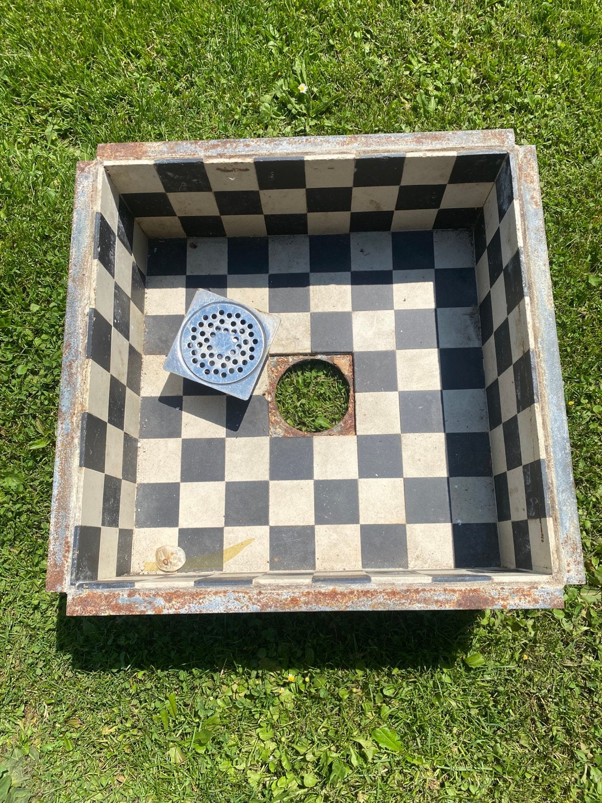 Granito wasbak, Ophalen, Minder dan 50 cm, Gebruikt, Minder dan 25 cm