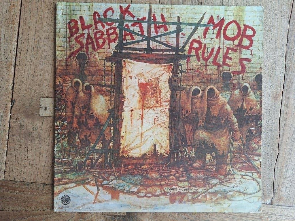 Black sabbath, Mob Rules,1981,6302119,Ned, LP, Heavy metal, Ophalen of Verzenden, Zo goed als nieuw