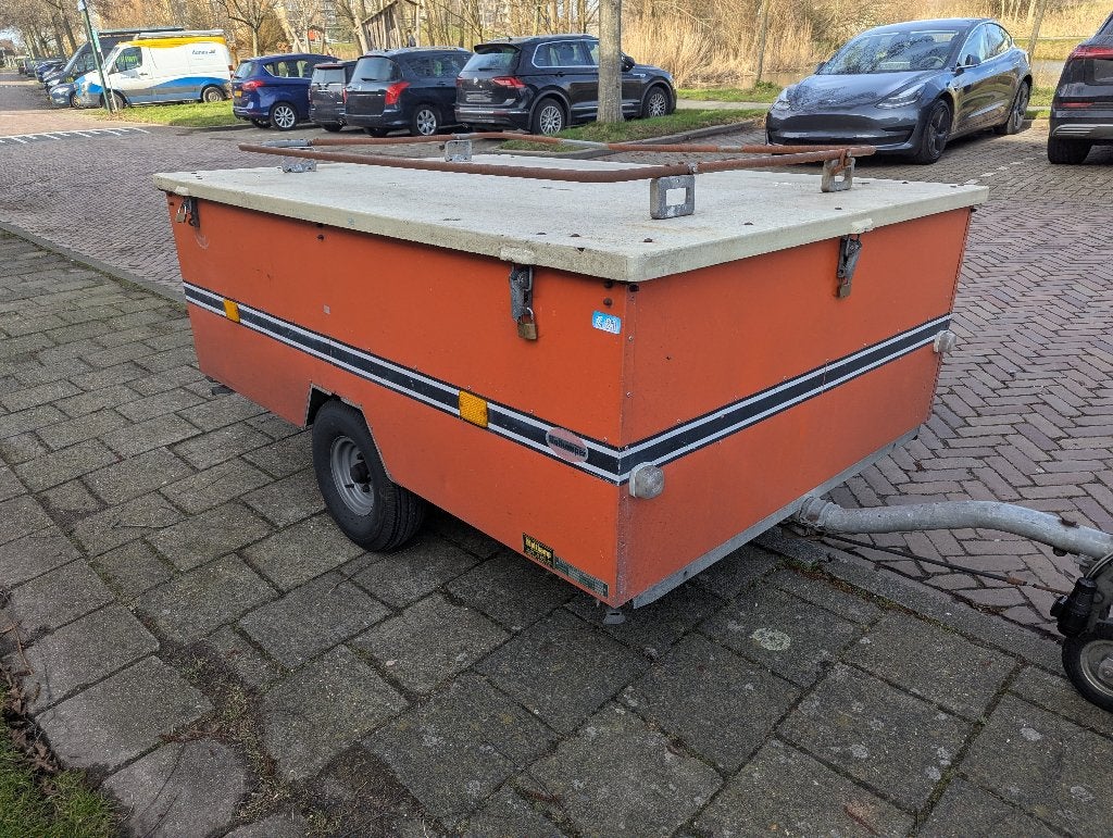 Gesloten Bagagewagen (200 x 140 x 50) met zgan banden, Auto diversen, Aanhangers en Bagagewagens, Ophalen, Gebruikt