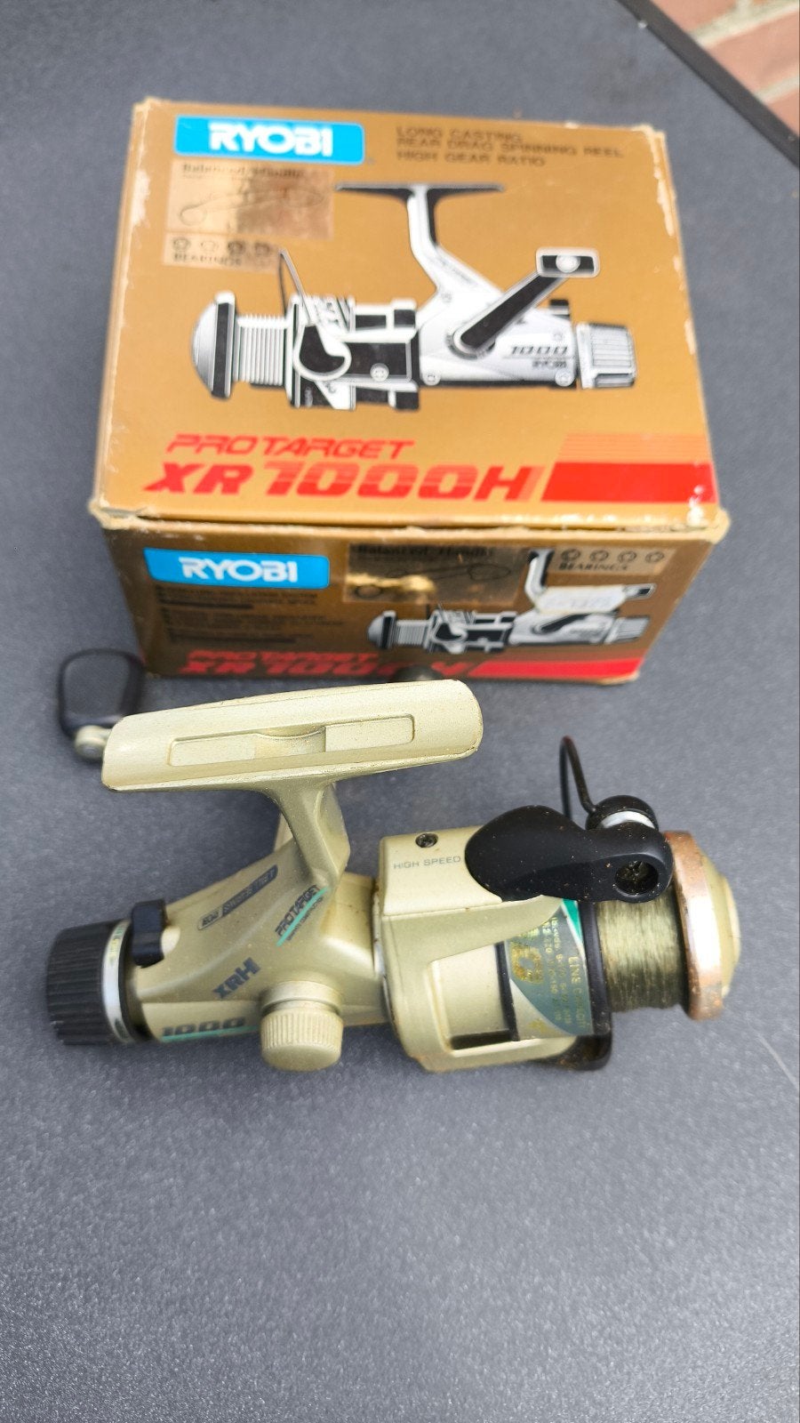 Ryobi ProTarget XR 1000H werpmolen met doos, Ophalen, Gebruikt, Molen
