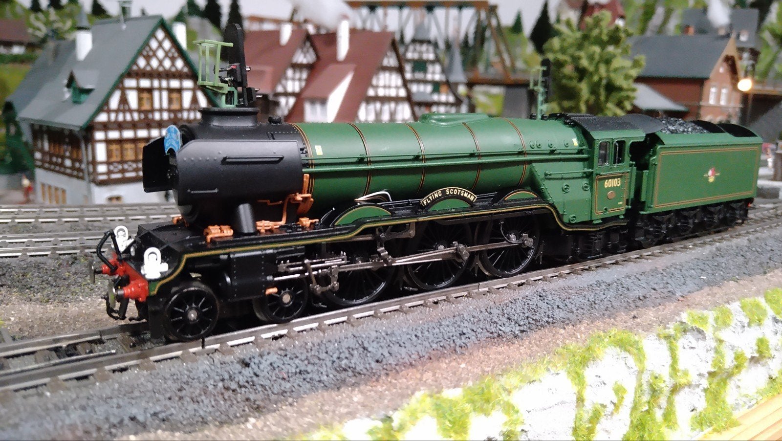 Trix 22886 Flying Scotsman (LEES DE HELE ADVERTENTIE), Ophalen of Verzenden, Gebruikt, Gelijkstroom, Locomotief