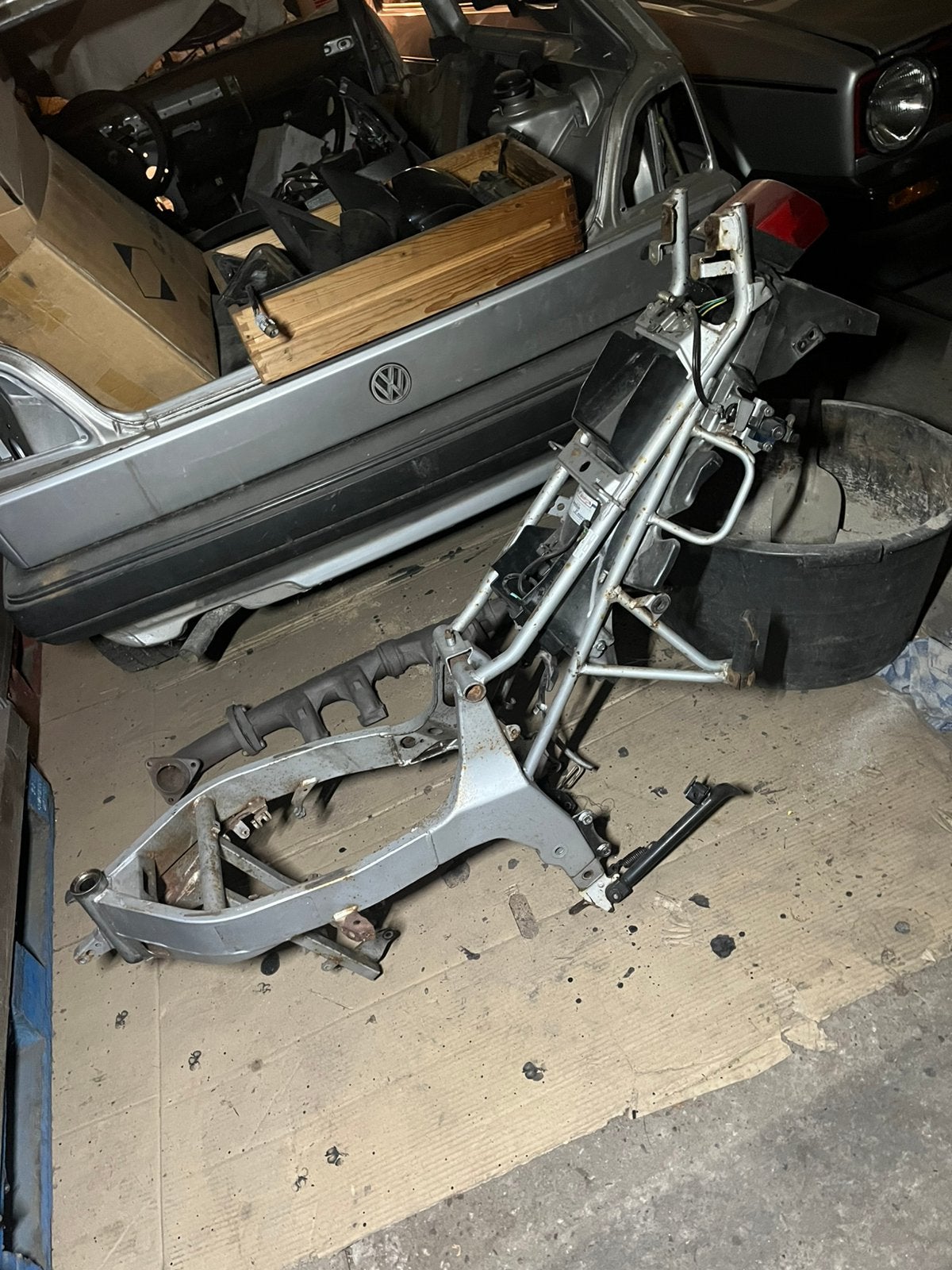 Honda ns1 frame zonder papieren, Ophalen, Gebruikt, Frame