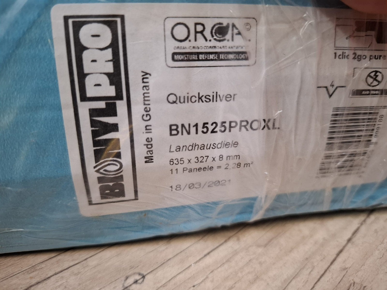 Laminaat nieuw, Ophalen, 50 tot 150 cm, Nieuw, 10 tot 30 cm