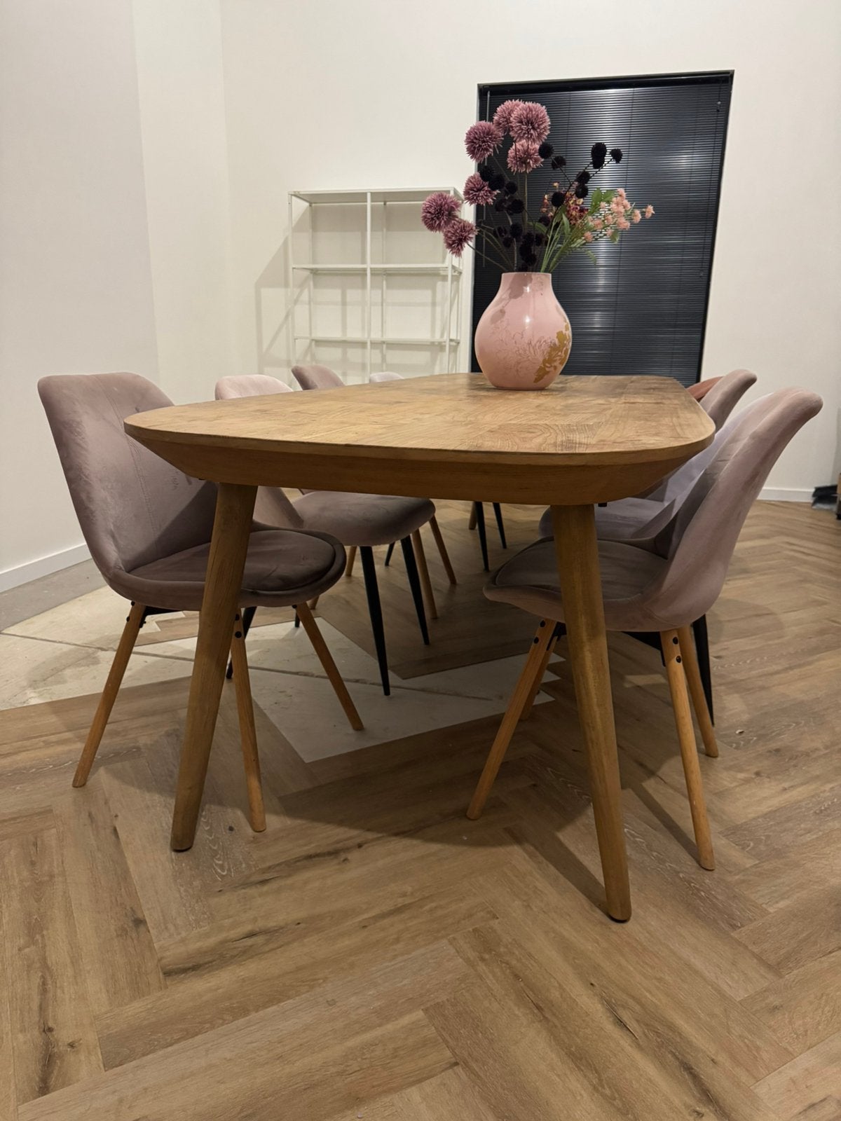 Tabassum eettafel, Huis en Inrichting, Tafels | Eettafels, Gebruikt, 50 tot 100 cm, 200 cm of meer, Rechthoekig, Teakhout, Ophalen