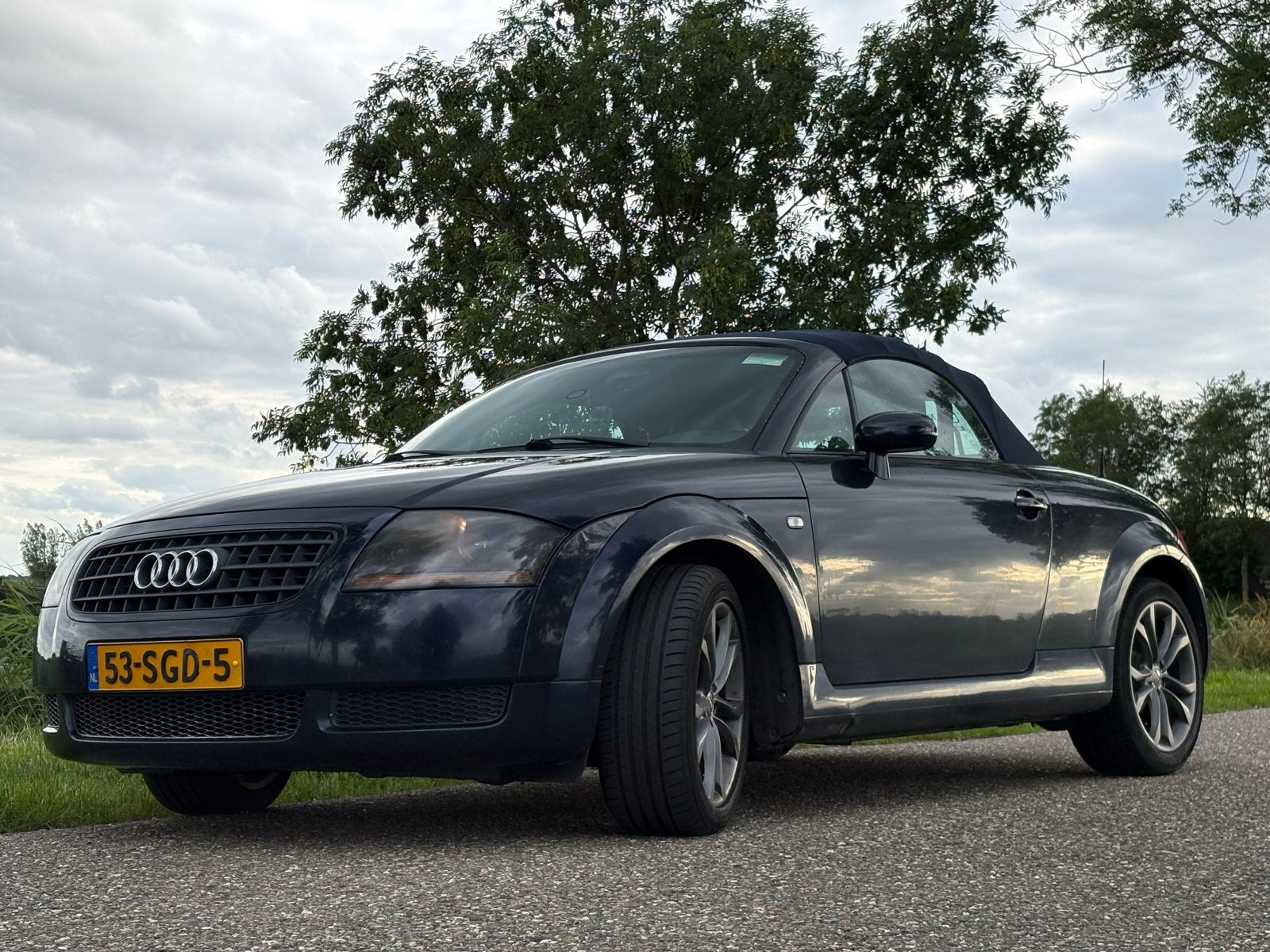 Prachtige - Audi TT 1.8 Cabrio, Auto's, Audi, TT, Cabriolet, Blauw, Handgeschakeld