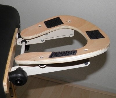Aluminium hoofdsteun (contour gebogen) voor massagetafel, Ophalen of Verzenden, Nieuw, Overige typen