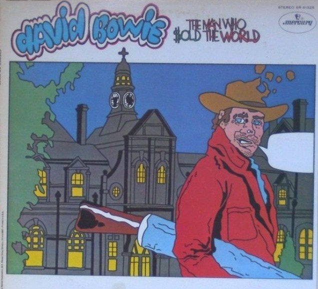 David Bowie 'The Man Who Sold the World' 1970 LP/Vinyl 12", Beschermende buitenhoes, LP, Ophalen of Verzenden, Zo goed als nieuw