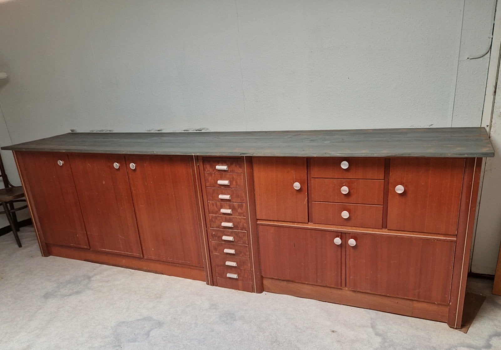 vintage toonbank apothekerskast, Huis en Inrichting, Ophalen, Gebruikt, 50 tot 75 cm