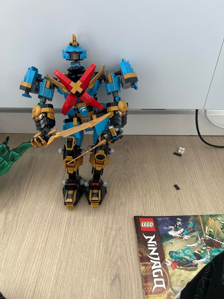 LEGO Ninjago Jay's Titan Mech (71785) - Zo goed als nieuw, Lego, Ophalen of Verzenden, Zo goed als nieuw, Compleet