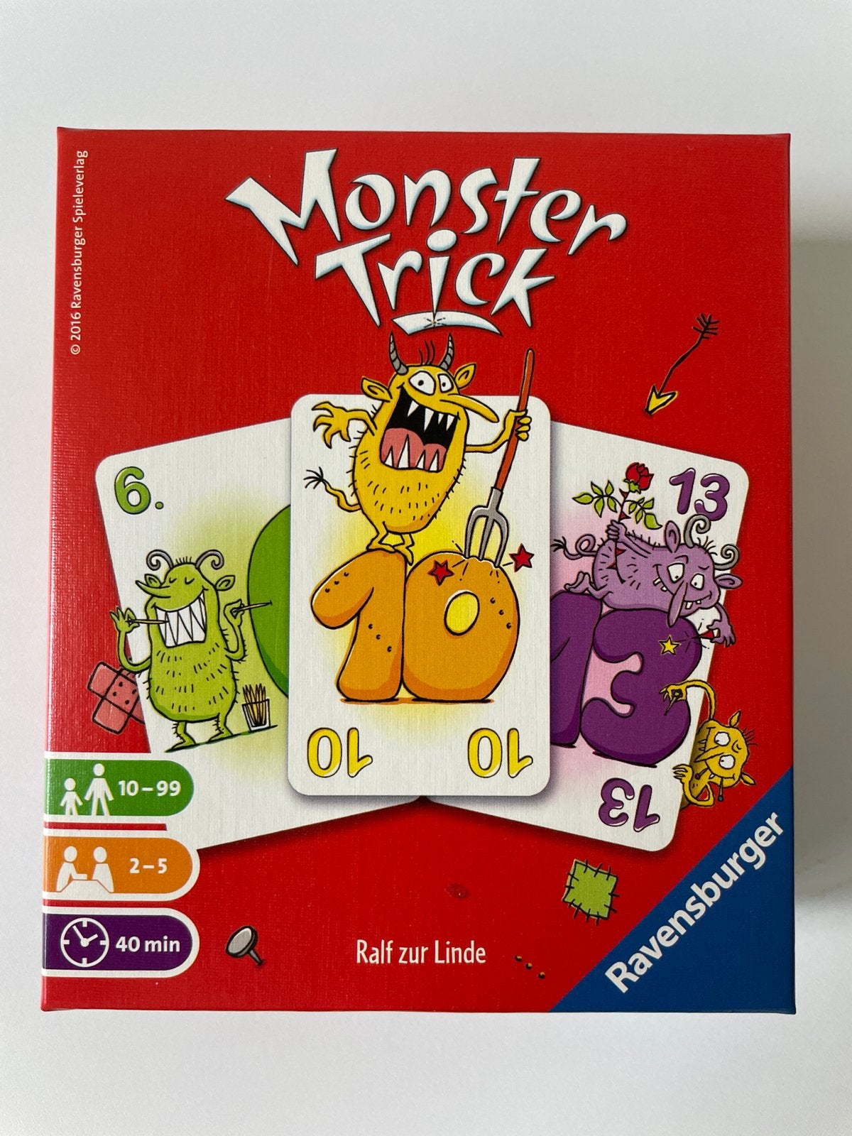 Monster Trick Kaartspel Ravensburger, Drie of vier spelers, Ophalen of Verzenden, Zo goed als nieuw