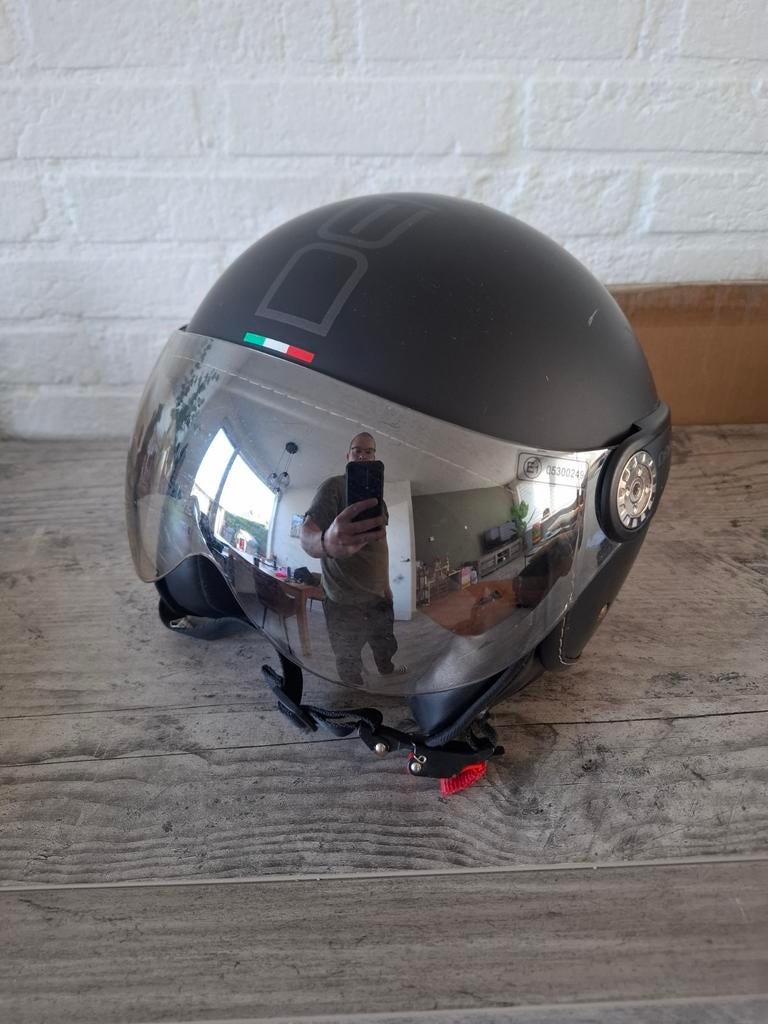 Brommer helm maat L, Ophalen, Gebruikt