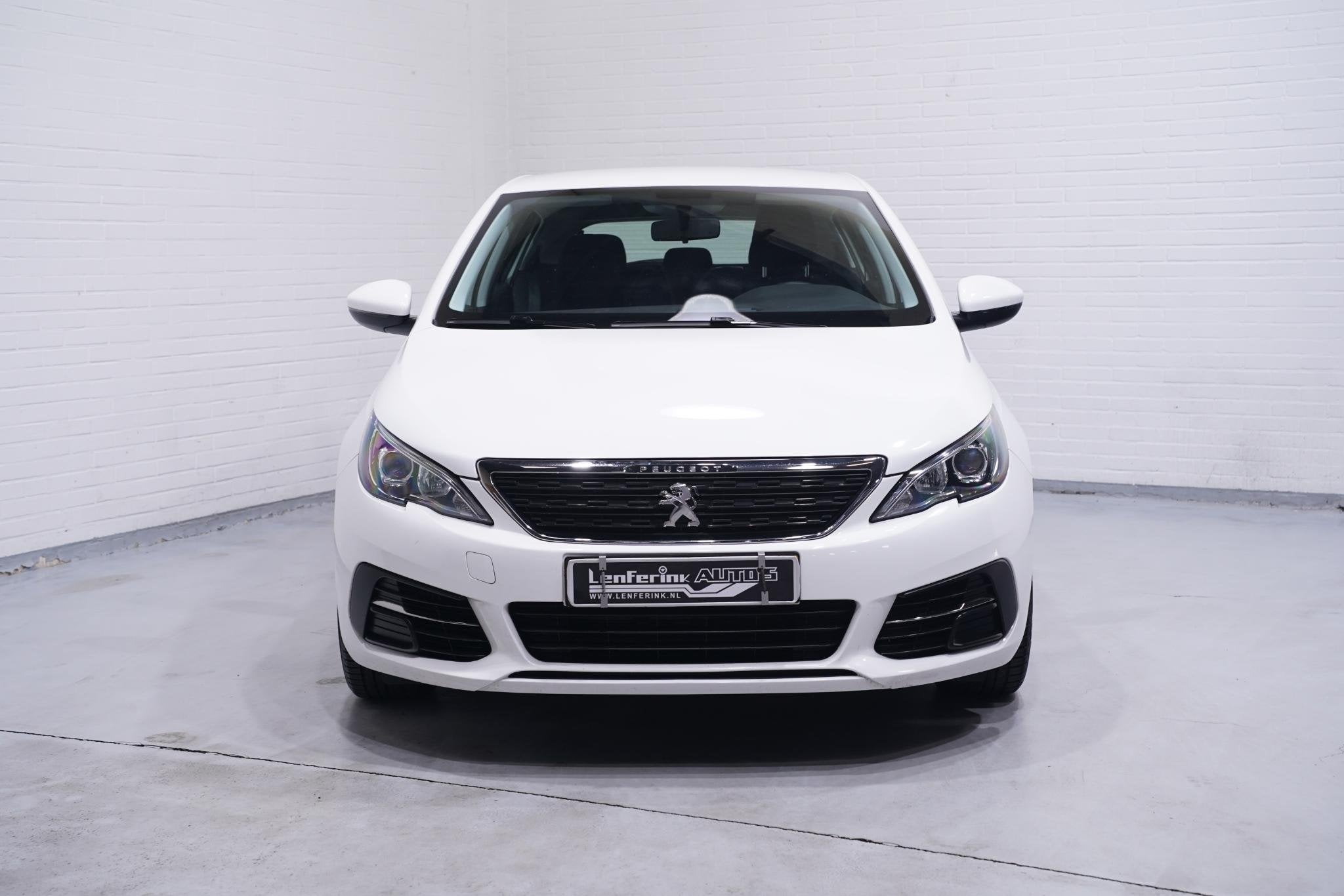 Peugeot 308 1.2 PureTech Blue Lease Navi Clima Apple Carplay, Auto's, Peugeot, Voorwielaandrijving, Stof, Gebruikt, Euro 6