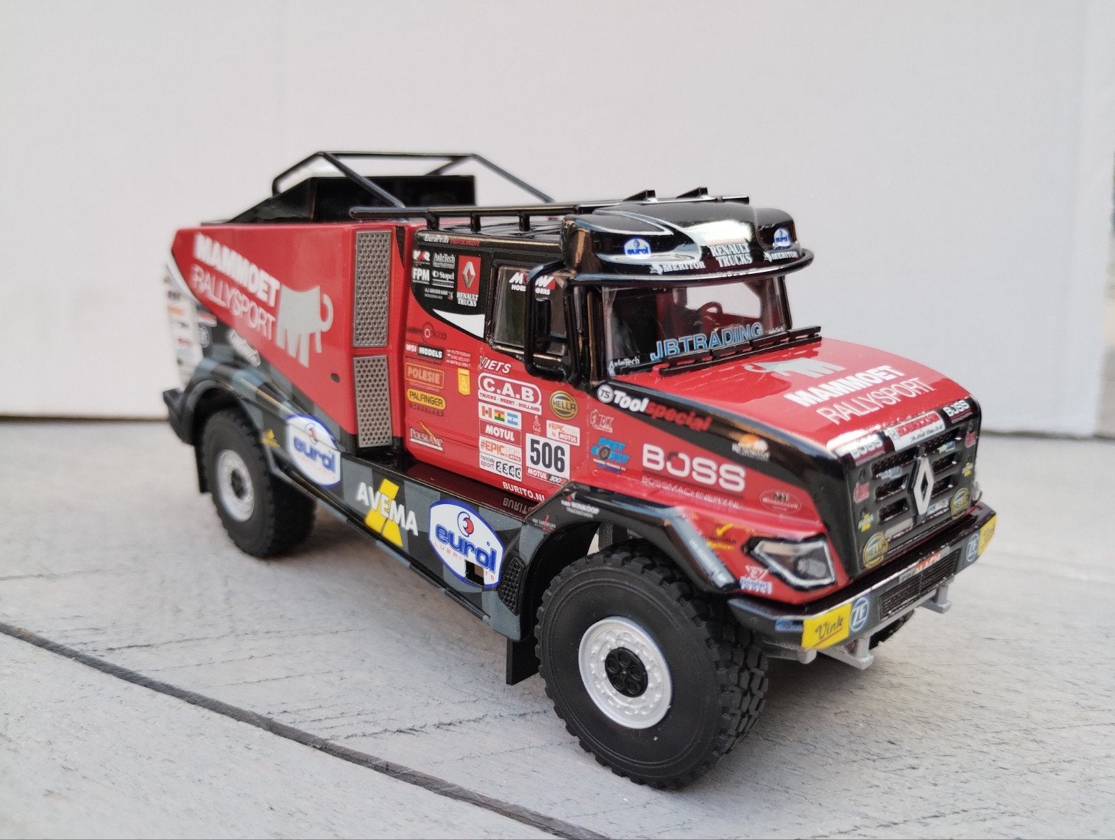 te koop Renault Dakar Rally truck van team mammoet, Ophalen of Verzenden, Nieuw, Bus of Vrachtwagen, Wsi