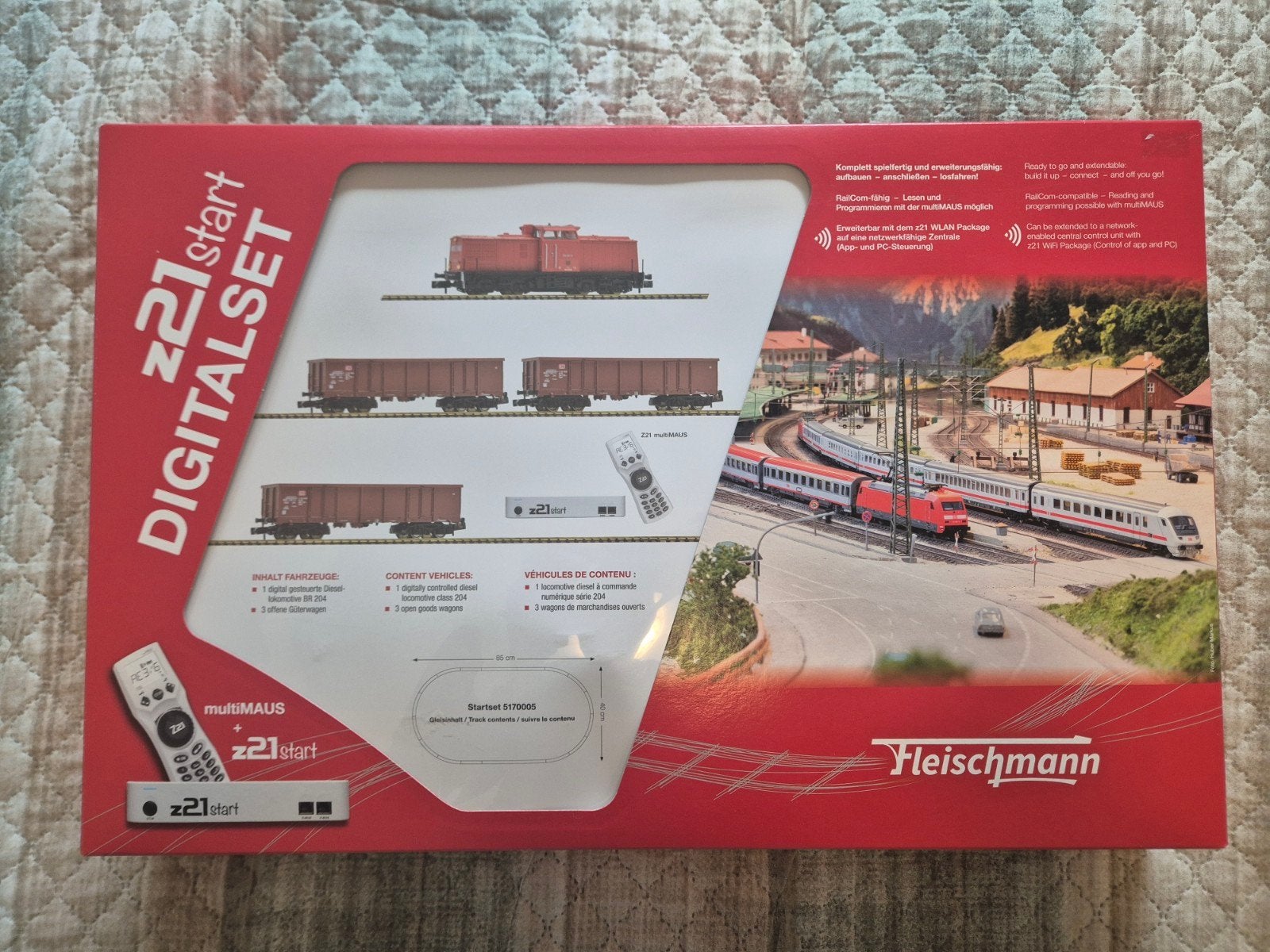 Fleischmann Z21 start Digitalset, Ophalen, Zo goed als nieuw, Gelijkstroom, Fleischmann