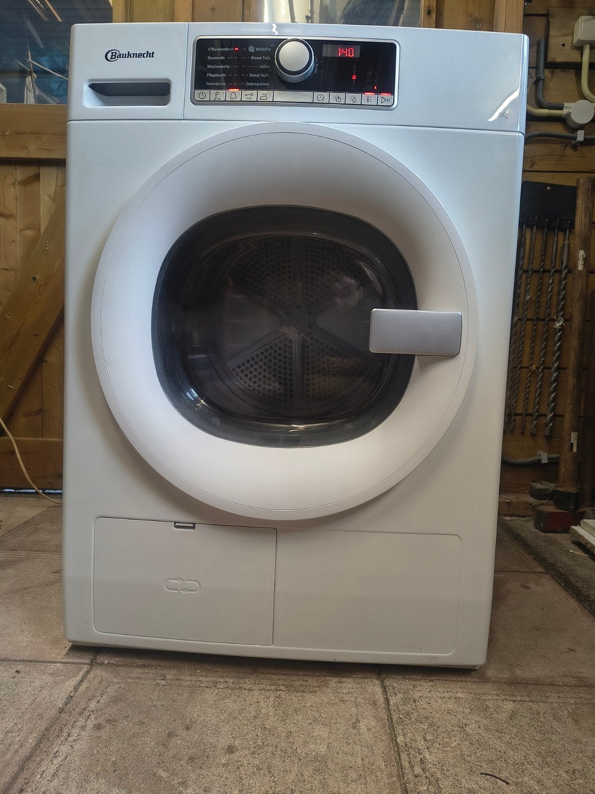 Bauknecht TR Move 81A2 Condensdroger, Ophalen, Wolprogramma, Gebruikt, 8 tot 10 kg