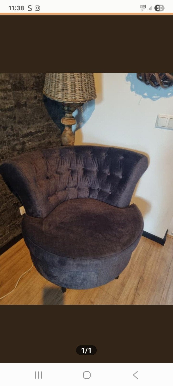 love seat, Huis en Inrichting, Fauteuils, Ophalen, Zo goed als nieuw, 75 tot 100 cm