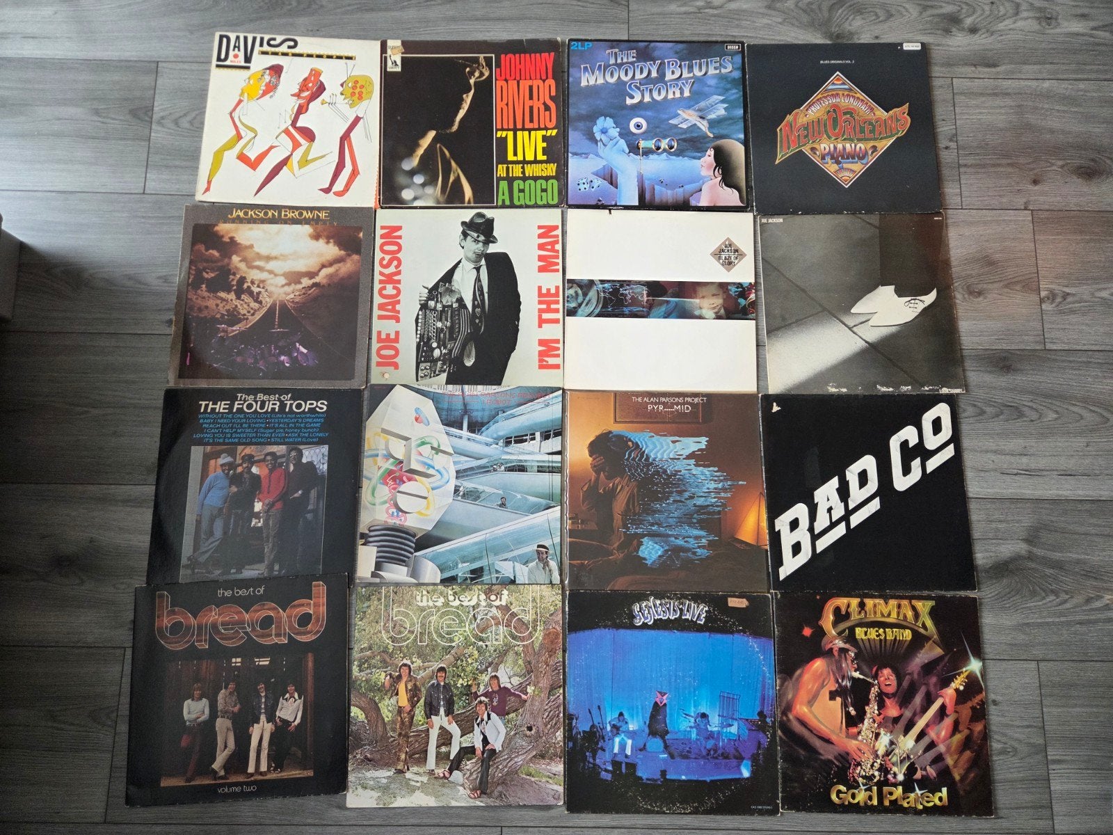 16 vinyl albums Rock Blues Pop Miles Davis, Genesis, etc.., Ophalen of Verzenden, Gebruikt, 12 inch, Poprock