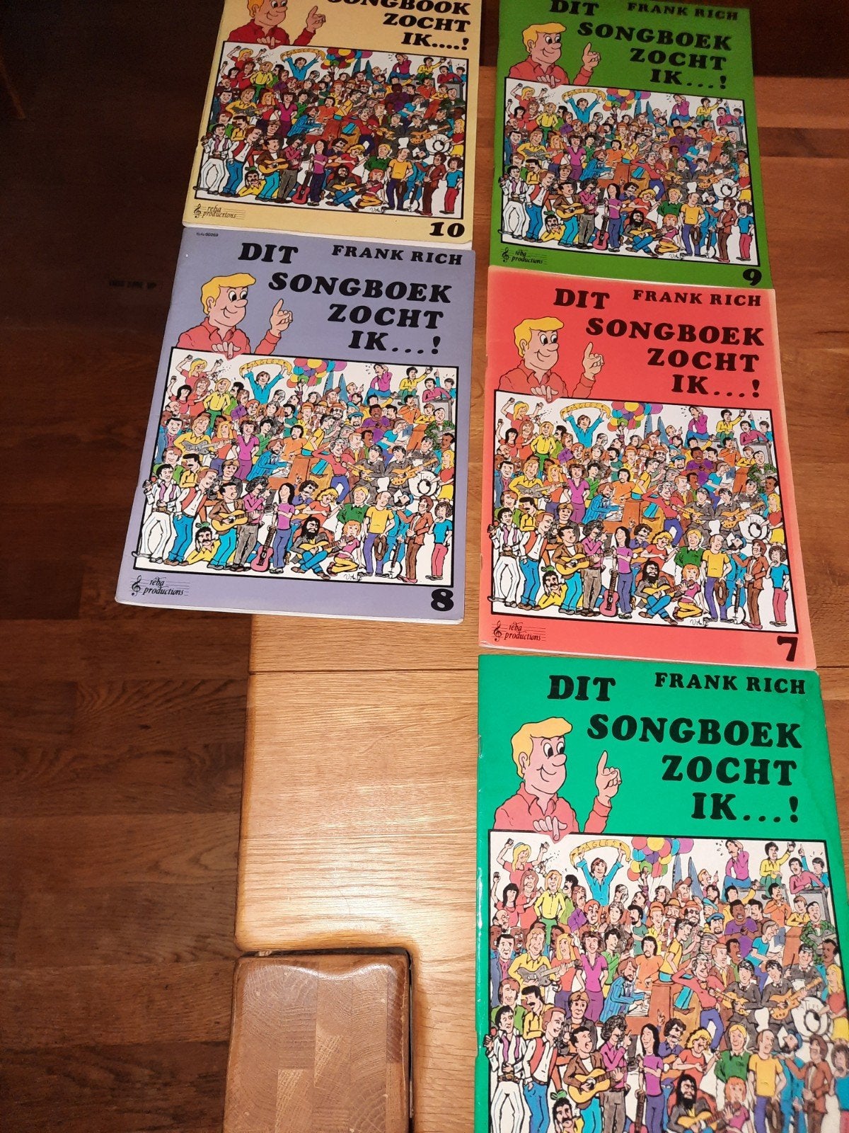 keyboard, gitaar Frank Rich-dat songboek zocht ik 6,7,8,9,10, Ophalen of Verzenden, Artiest of Componist, Populair, Keyboard