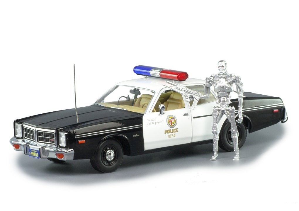 Dodge Monaco Police T-800 Terminator 1984 GreenLight 19042, Beeldje, Replica of Model, Verzenden, Bburago Via dei Tessitori 109 info@bburago-shop.com