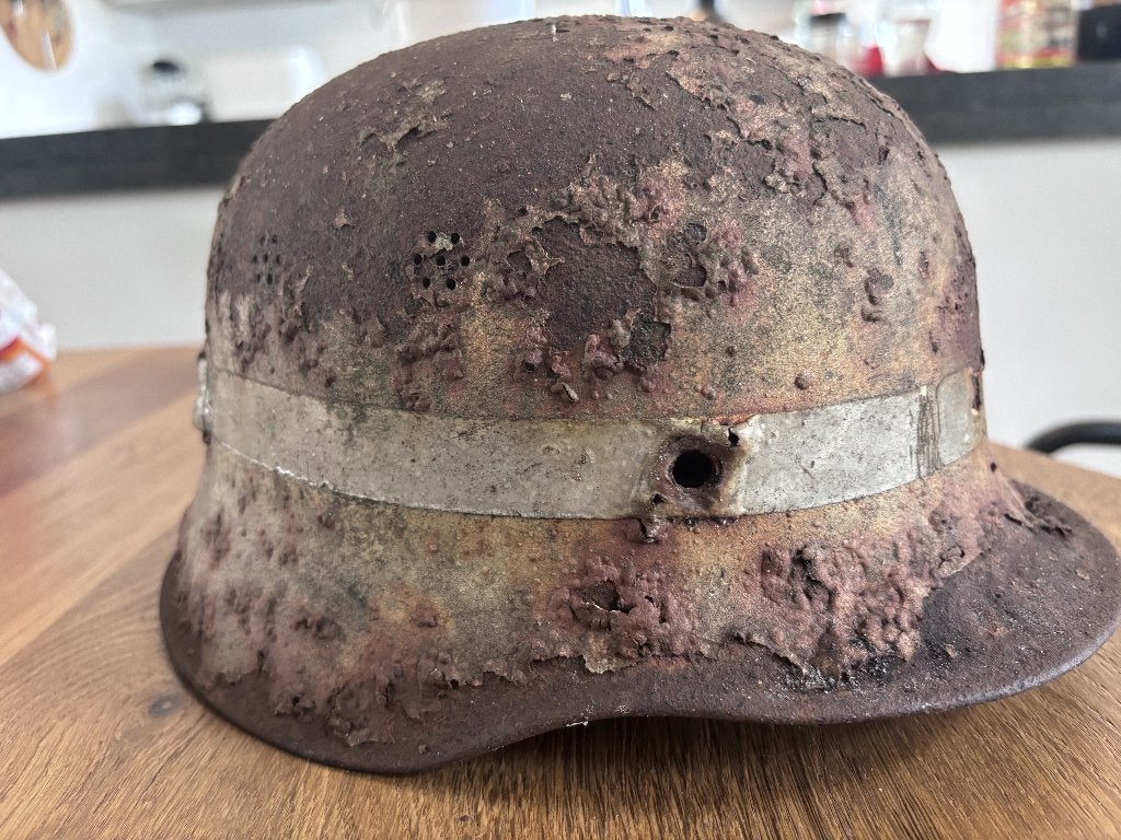 Ruilen: Duitse helm WW2, Verzamelen, Ophalen, Duitsland, Helm of Baret