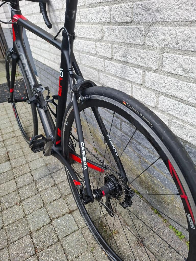 Te koop mooie Carrera racefiets., 28 inch, Carbon, Zo goed als nieuw, 57 tot 61 cm