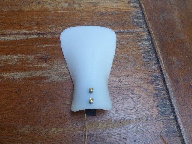 Vintage wandlampje, plexiglas, Ophalen of Verzenden