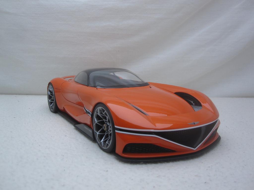 Genesis X Gran Berlinetta VGT Magma Orange 2024  Norev 1:18, Ophalen of Verzenden, Nieuw, Auto, Norev