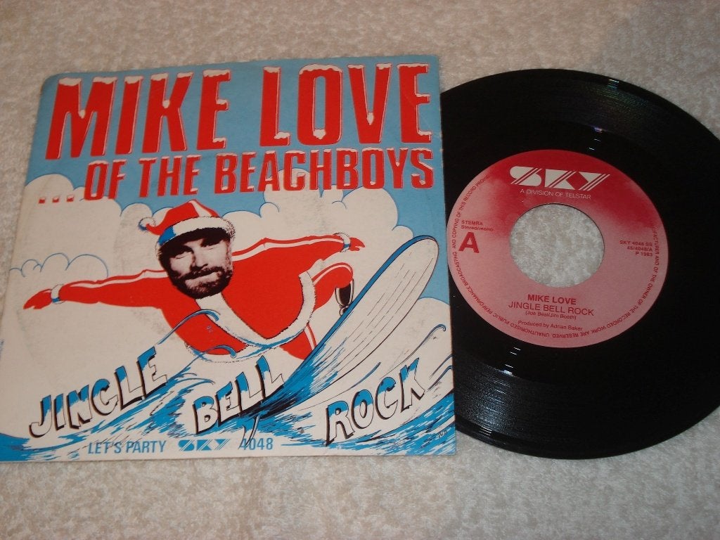 Mike Love  Beach Boys  Jingle Bell Rock  Kerst Orgineel, Fotohoes, Ophalen of Verzenden, Zo goed als nieuw, Pop