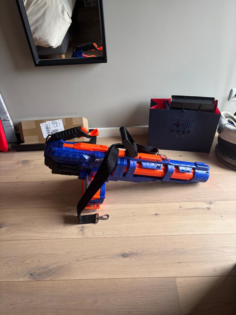 Nerf N-Strike Elite HyperFire Blaster, Ophalen of Verzenden, Gebruikt, Jongen of Meisje