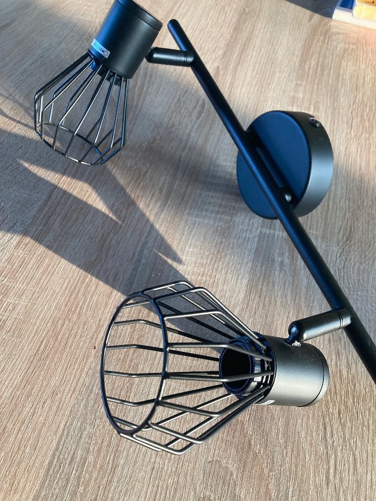 Plafondlamp spots, Huis en Inrichting, Ophalen, Zwart, E14 (klein), Plafondspot
