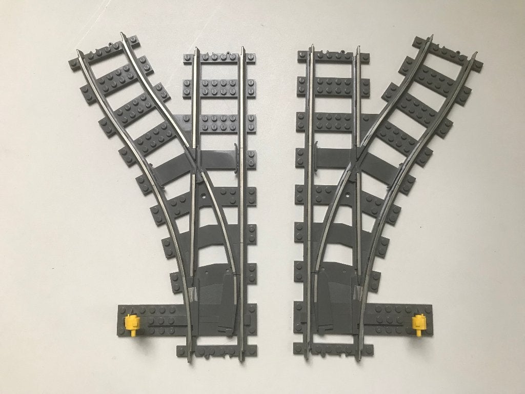 Lego 9V Wissels, Ophalen of Verzenden, Zo goed als nieuw, Lego