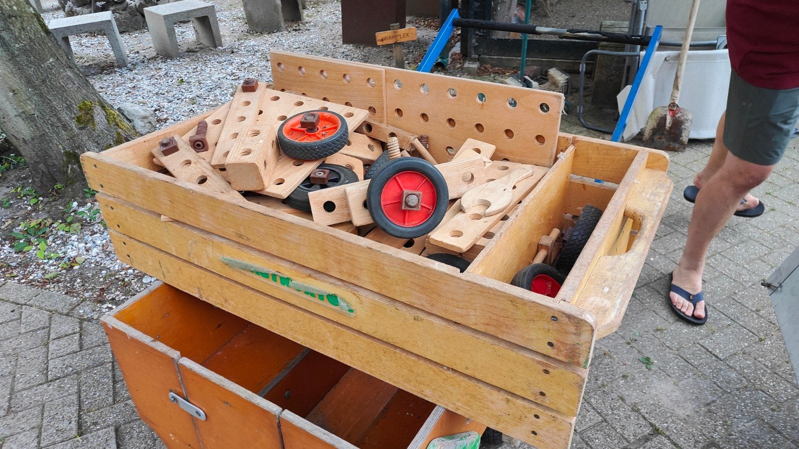 Kist rolf konstruktor Houten speelgoed voor buiten, Ophalen
