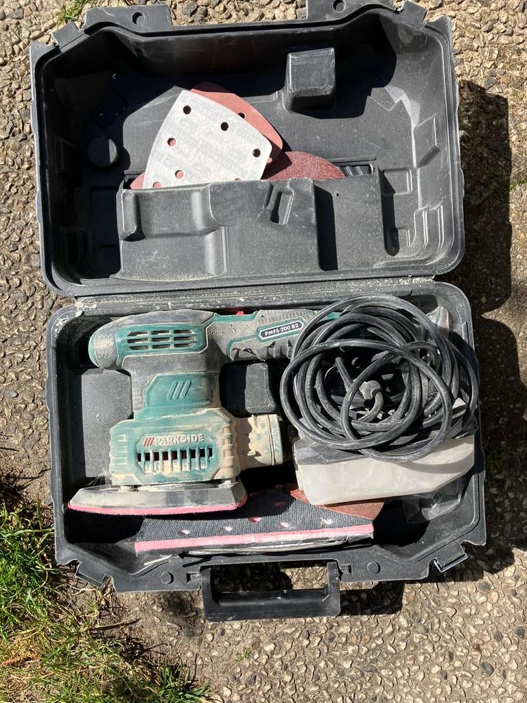 Parkside schuurmachine mouse, Ophalen, Gebruikt, Minder dan 600 watt, Vlakschuurmachine