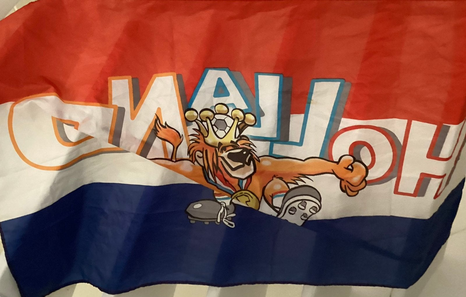 HUP HOLLAND HUP ,️️VLAG …GROOT!!!!, Ophalen of Verzenden, Zo goed als nieuw, Overige typen