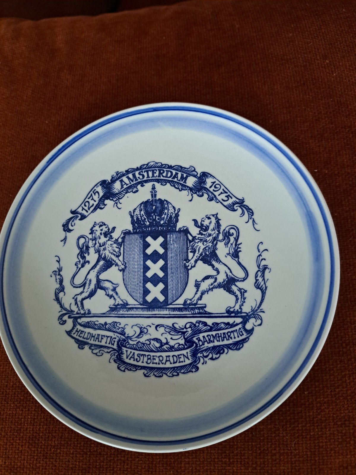 mooi gaaf oud bordje van amsterdam, Ophalen of Verzenden